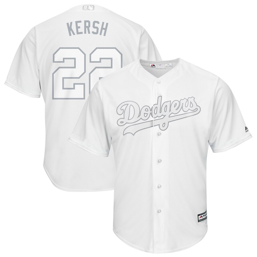 Men Los Angeles Dodgers #22 Kersh white MLB Jersey->los angeles dodgers->MLB Jersey
